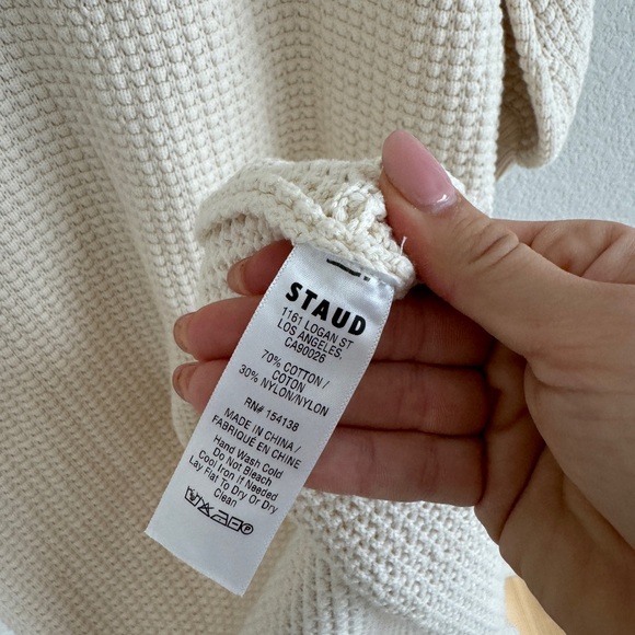 NWT STAUD Altea Collared Chunky Knit Dress - Picture 10 of 10